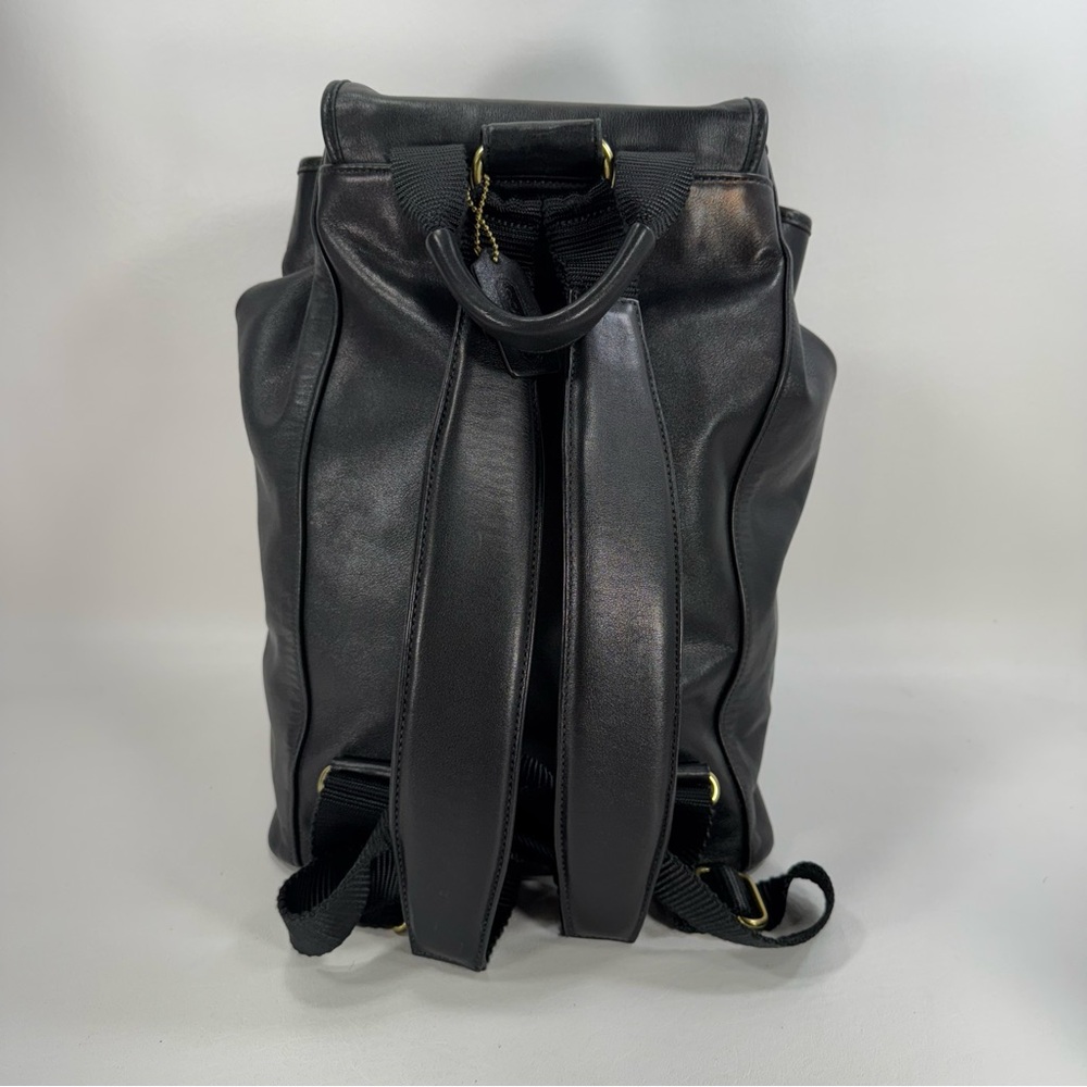 Coach Black Leather Travel Bag - Picture 6 of 14